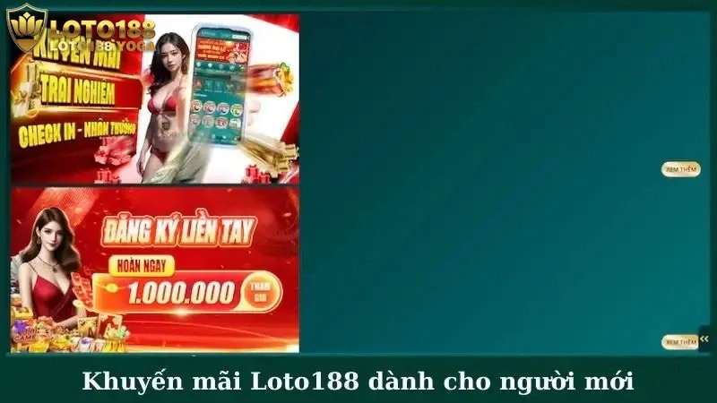 Chương trình khuyến mãi Loto188 dành cho khách mới